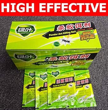 Generic 10 Pcs Strong Clear Ant Bait Yellow Black White Termites