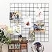 Hosaken Multifunction Grid Panel, Wall Sculptures Display Stand Wall Decor/Wall Display/Organizer, Sculptural Frames & Holders Size:23.6