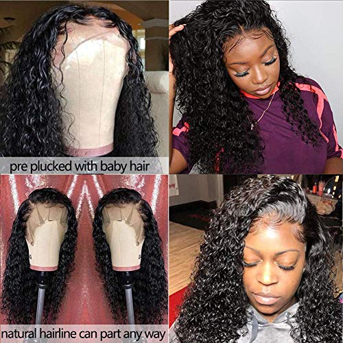 Glueless-Water-Wave-lace-Front-Wigs-with-Baby-Hair-Pre-Plucked-100-Unprocessed-Brazilian-Water-Wave-Lace-Front-Wigs-Human-Hair-150-Density-Full-End-Curly-Lace-Wigs-Natural-Color-for-Black-Women