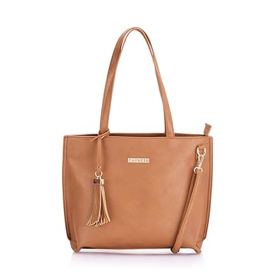 Caprese Women Tote Bag (Saddle)(TENICMDSAD)
