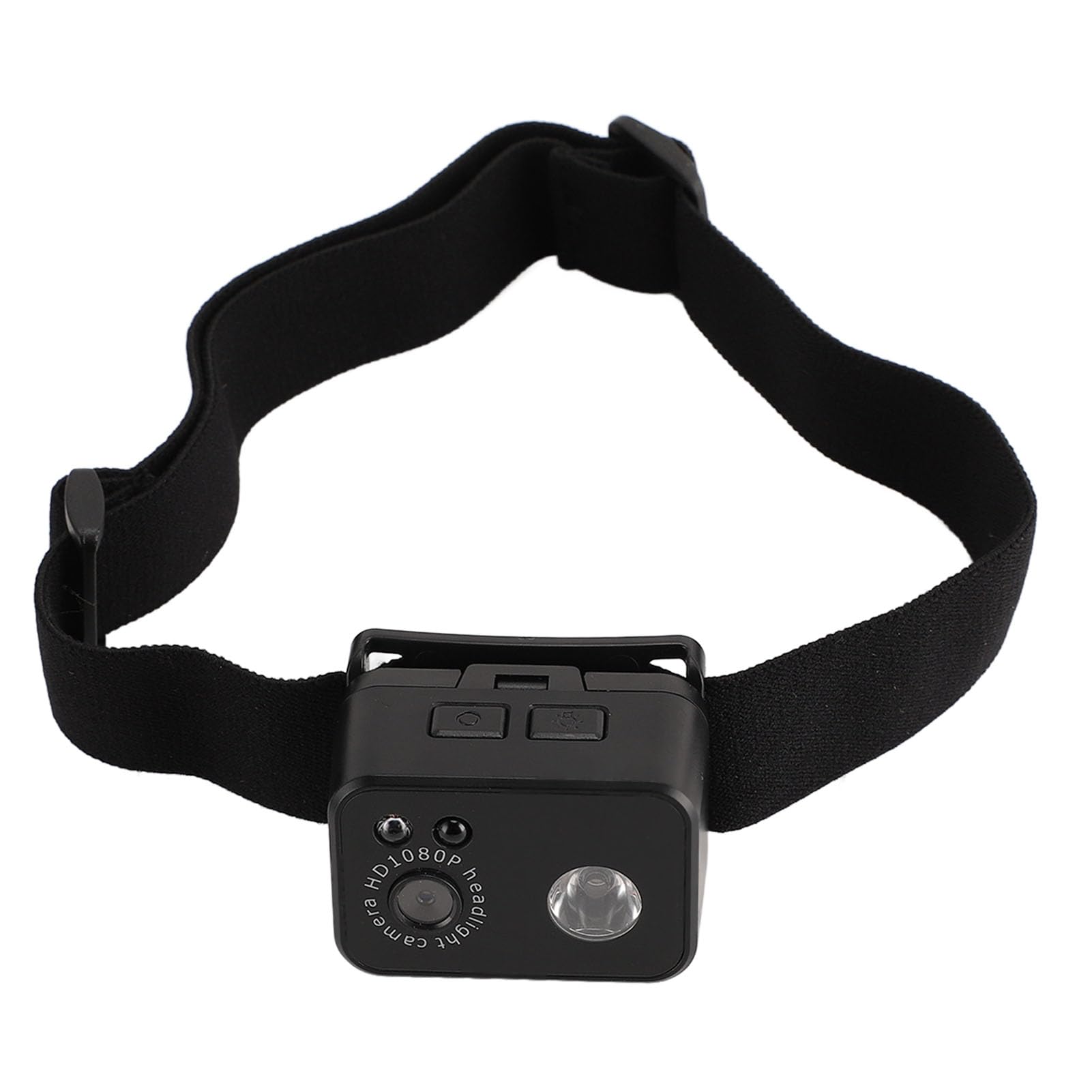 XUMIUZIY Action Camera Head Mount Strap Wearable Head Belt, 1080P 2.0M CMOS LED Headlamp Camera, Handsfree Cycling Video Recorder Night Light, Support 128GB