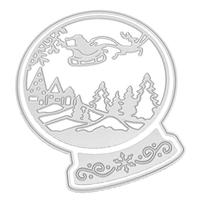 OIKAY Stanzschablone Prägeschablonen Embossing Machine Scrapbooking Schablonen Stanzformen auf Sizzix Big Shot/Cuttlebug/und 