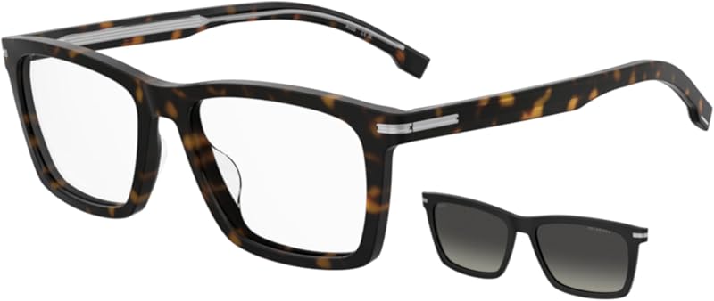 Óculos de sol 1726/G/CS COM PRENDAS PRETAS HAVANA/PRETO TRANSPARENTE/CINZENTO 55/17/145 homens