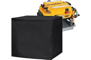 FlexiDapt Black Dustproof Wood Planer Cover, DW735/DW734 Compatible, 600D Oxford Cloth, Waterproof