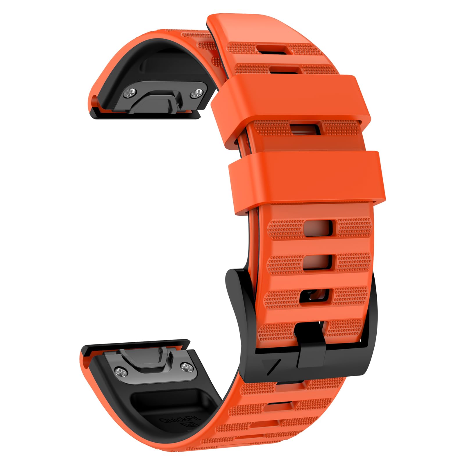 OVERSTEP Strap for Fenix 6X, 26 mm Silicone Wristband for Fenix7X Pro/Fenix 7X/Fenix 6X/6X Pro Fenix 5X/5X Plus Fenix 3/3 HR