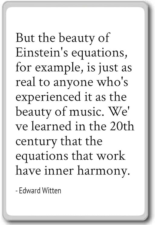 Imán para nevera con citas de Einstein, con texto en inglés «But ...