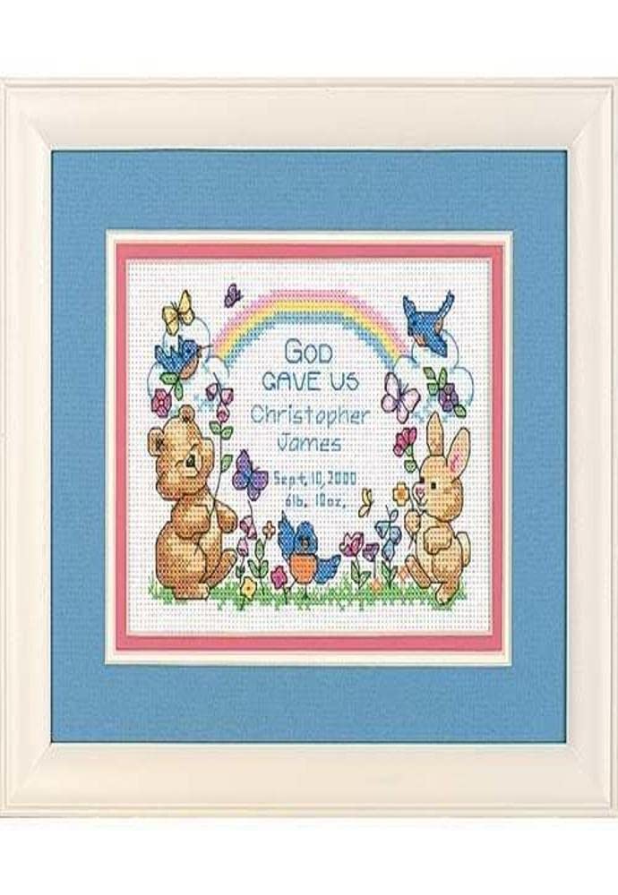 Dimensions 06802 "God Gave Us Counted Cross Stitch