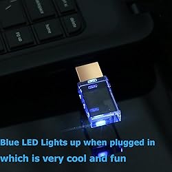 Flash Drive 128GB Crystal Transparent Rectangle