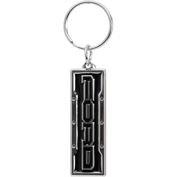 Portachiavi Ford Fusion - Grigio Metallizzato E Cinturino In Pelle Nera - IPick Image