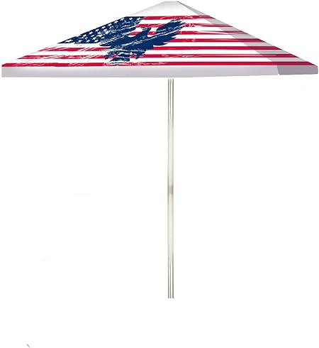 Amazon Com Best Of Times Stars And Stripes 6 Square Market Umbrella Garden Outdoor