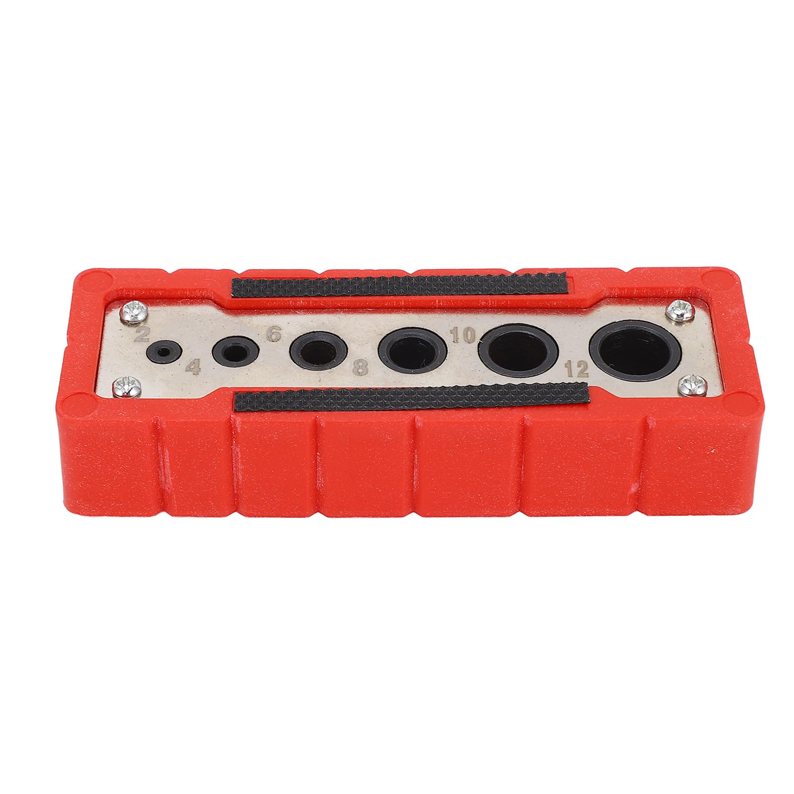 Adjustable Woodworking Drill Guide 2-12mm, High-Speed Steel Hole Locator for Precision Drilling, Carpentry Jig for Drill Press and Wood Projects