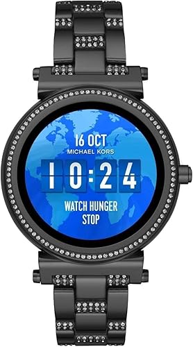 mk black smart watch