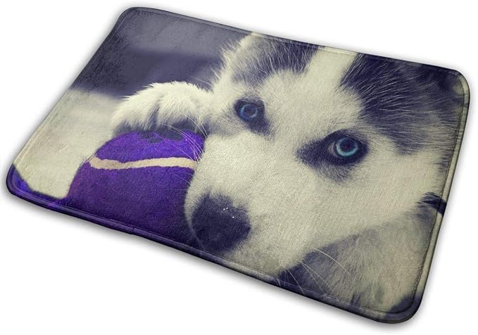 Amazon.de: N\A Mode Fußmatte niedlichen Welpen Husky Muster Eingang