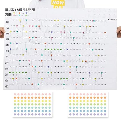 Laminated Monthly Planner Wall Chart Month Planner Any Month,Any Year!+Gift UK Office Calendars ...