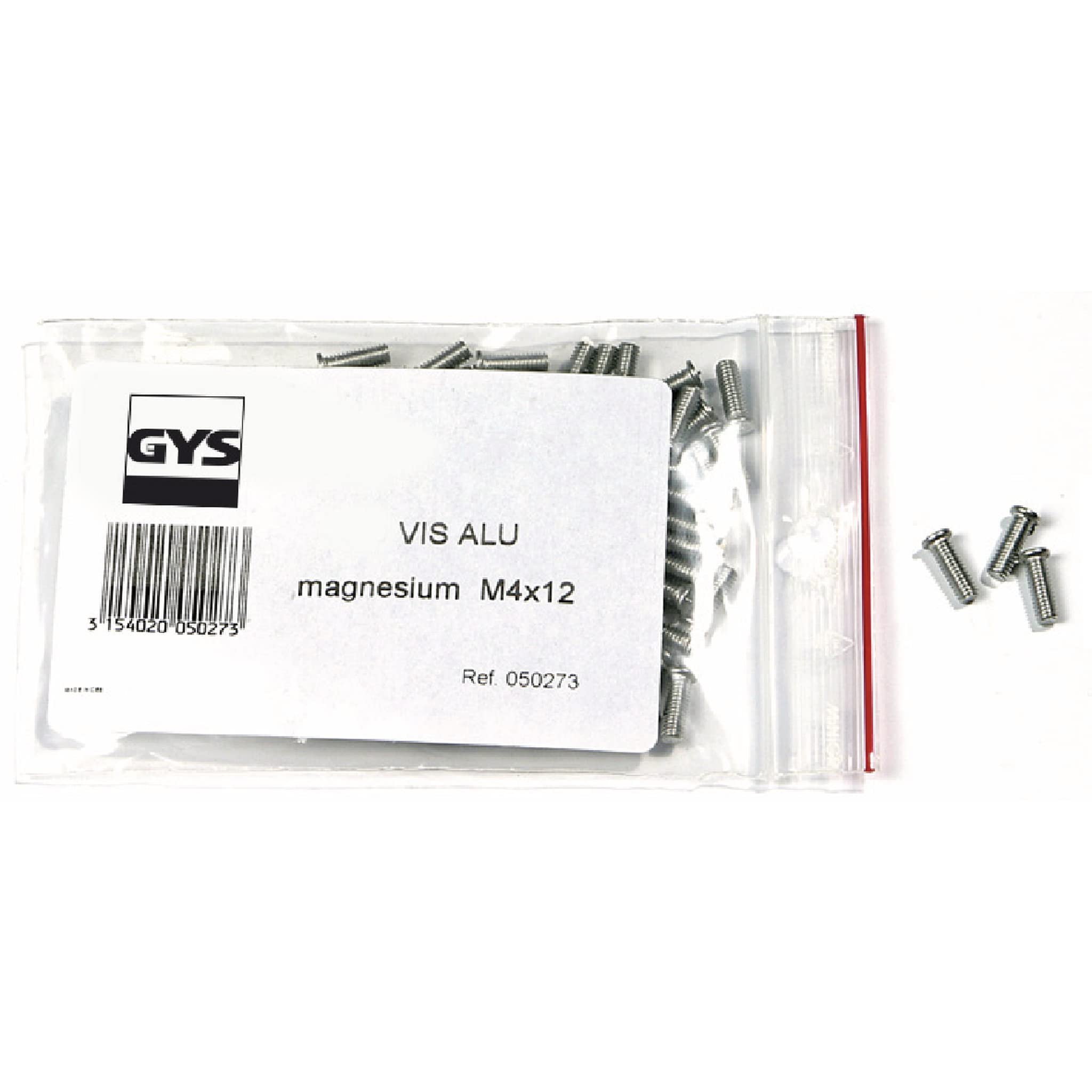 GYS - 050273 - GYS Aluminium Magnesium Screws - Ø4 (200 Pack)