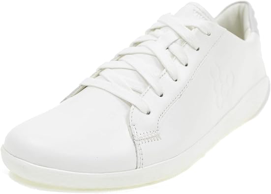 white barefoot sneakers