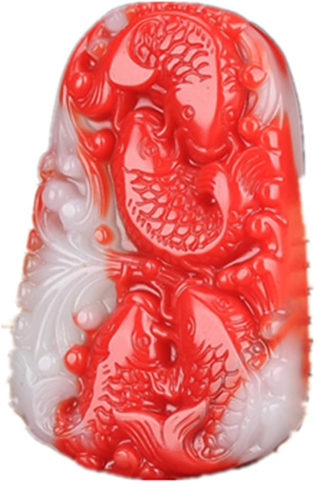 yigedan Natural Chicken Blood Jade Three feet Toad Lucky Pendant Necklace