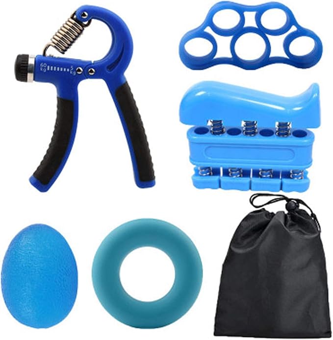 OSIGEI Handtrainer Set - 6-teiliges Griffkraft Training Für Starke Hände & Unterarme