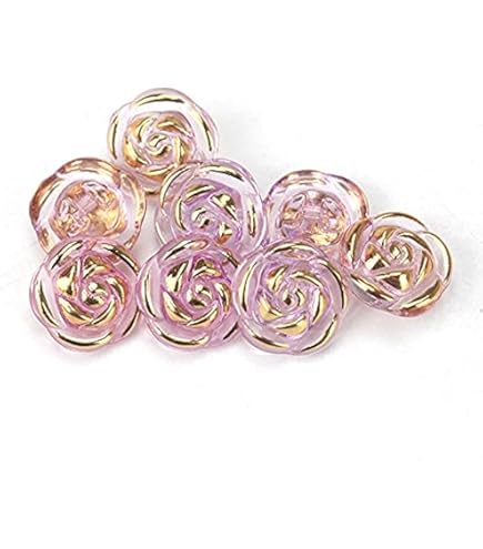 Framendino 30 Pack Vintage Enamel Shank Buttons - 18mm Round Plant Design Buttons For DIY Sewing & Crafts - View #6