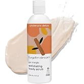 Forgotten Skincare Get It Bright Exfoliating Glycolic Acid Body Scrub 8 oz | Exfoliating Body Scrub For Dark Underarms, Inner Thigh Dark Spots, Glycolic Acid &amp; Willow Bark Extract