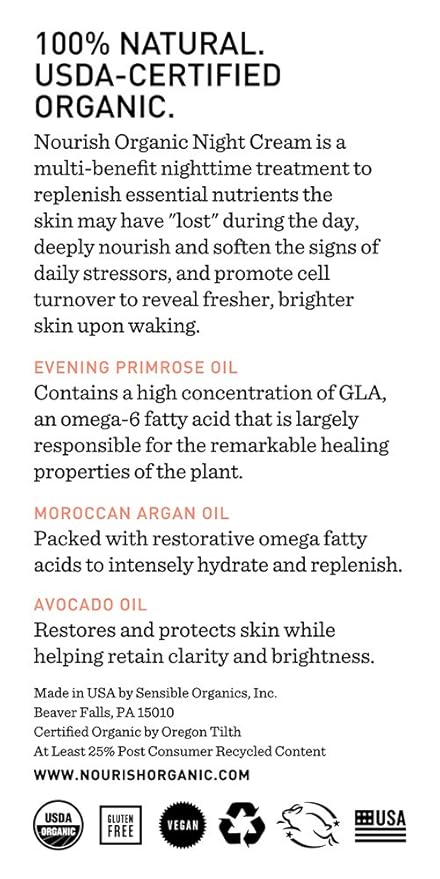 nourish organic night cream