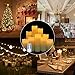 Eldnacele Flameless Flickering Pillar Candles, LED Battery Operted Candles with Remote and Timer, Set of 9(H 4