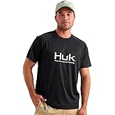 HUK Mens Pursuit Short Sleeve, Performance Shirt + Sun Protection