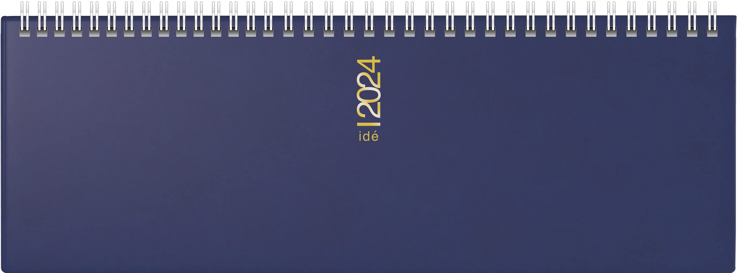 rido/idé Weekly calendar model ac-weekly calendar 2024, 2 pages = 1 week, sheet size 30.7 x 10.5 cm, blue