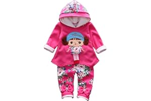 Yao Spring Autumn Winter Little Baby Girls Clothing Set Warm Velvet Hoodie and Pants