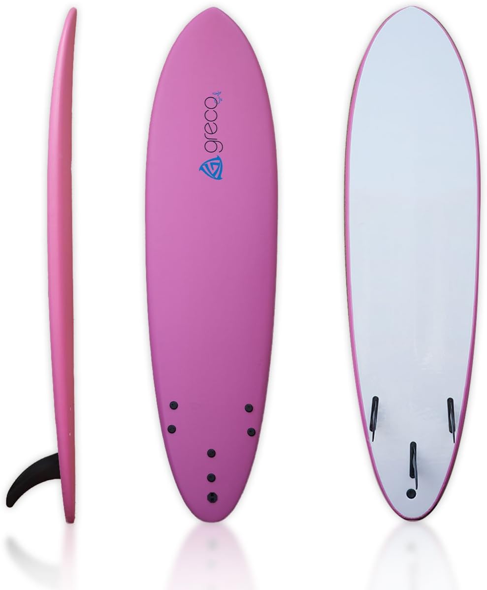Greco Surf 7 'rendimiento suave parte superior Longboard Funboard