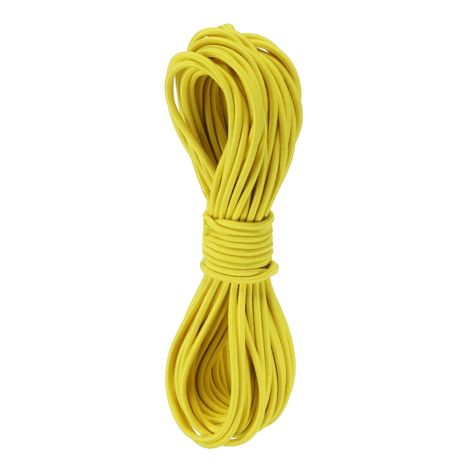 Rebower Elastic Cord Stretch String Heavy Rope 2.8mm 11 Yards Long Rubber Rope [for Sewing, Camping, DIY Craft, Bead Necklaces, Outdoor] - Light Yellow