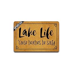 IFHUH Lake Life Doormat - Funny Welcome Mat for