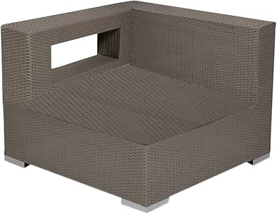 Amazon.com : Tierra Outdoor Garden Patio Sectional Right : Garden & Outdoor