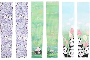 3 Pairs Arm Sleeves for Boys Girls UPF50+ UV Protection Sun Sleeves Sport Cooling Compression Sleeves with Thumb Hole, Style 