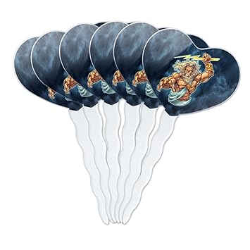 Amazon.com: Graphics and More Zeus - Juego de 6 púas ...