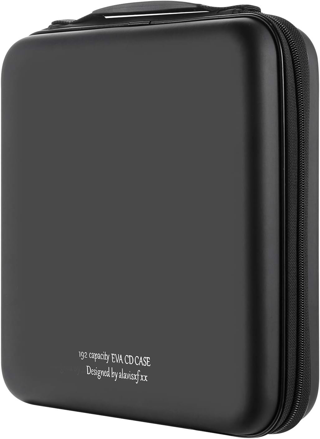 alavisxf xx CD Case, 192 Capacity EVA Protective Blu-ray DVD Case Portable Zipper CD Case Holder Disc Storage Organizer Wallet Bag for Car Home Travel (192 Capacity, Black192): Automotive