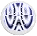 Rockville MS10LW 10" 2400 Watt White Marine/Boat 10" Free Air Subwoofer with LED