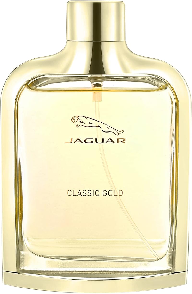 Jaguar Classic Gold Eau de Toilette 100ml for Men - Fresh Woody Spicy Scent