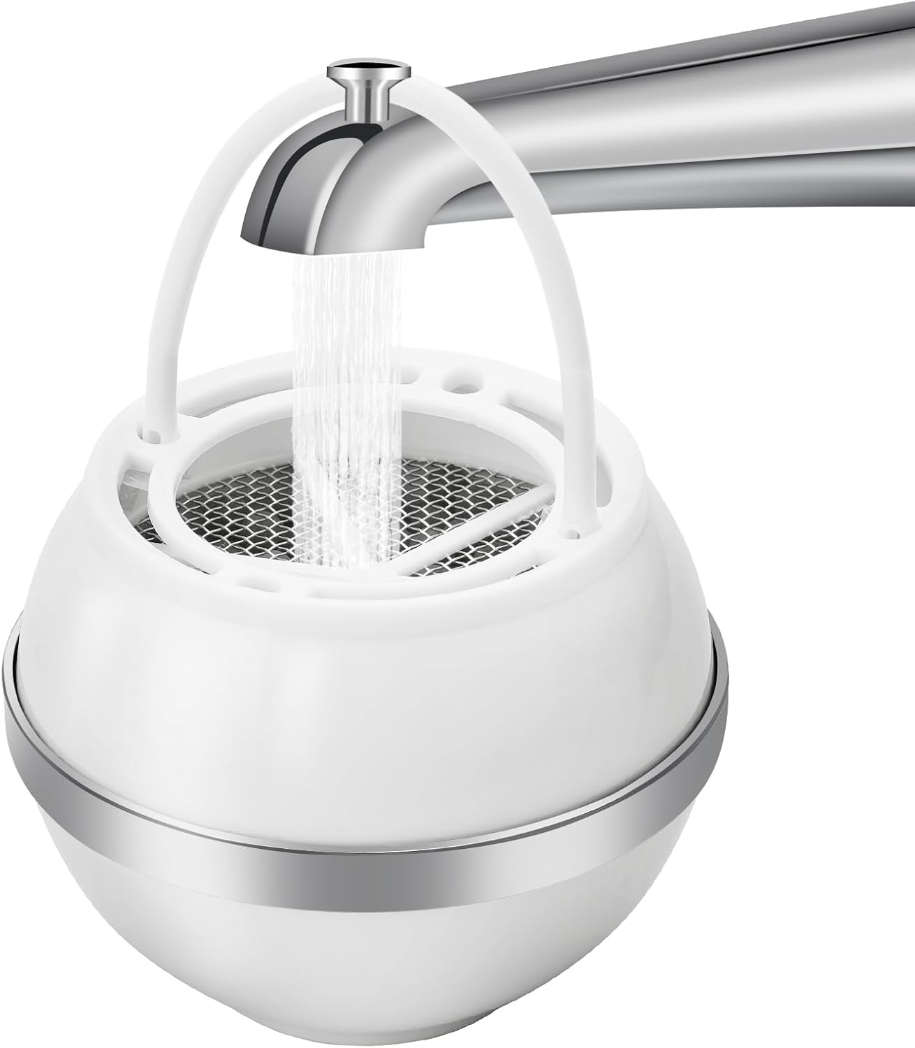 Shower Filter Bath Ball Filter, Bathtub Water Filter for Water Purifier, Multistage Filtering Removes Hundreds of Impurities for Softer, Healthier Skin, BPA-Free 2500 Gallon