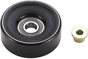 binopoly 38042 Belt Tensioner/Idler Pulley for 1987-2004 Chrysler 300M/Cirrus/Concorde/Daytona Dodge Avenger/Daytona/Intrepid/Dakota Jeep Cherokee/TJ/Wrangler Plymouth Breeze OE# 89097 4536173