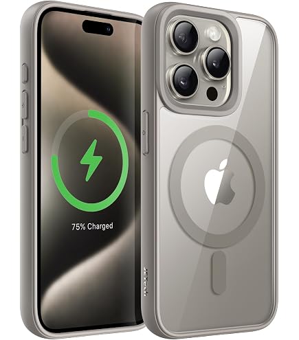 Amazon.com: JETech Magnetic Case for iPhone 15 Pro 6.1-Inch