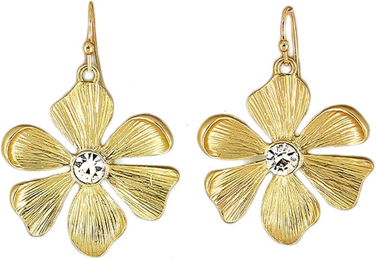Flower Drop Earrings Jewelry