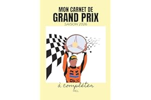 Mon carnet de Grand Prix à compléter: Saison 2026