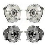 Front Rear Wheel Bearing & Hub Assembly Kit For
