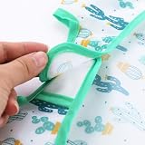 PandaEar 3 Pack Baby Weaning Bibs with Sleeves Waterproof 6-24 Months view 5