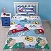 Peppa Pig George Speed 2 Piece UK Single/US Twin Sheet Set 1 x Double Sided Sheet and 1 x Pillowcase (PEGSPEDS001)