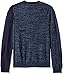 Calvin Klein Men's Merino Parallel and Color Blocked Crew Neck Sweater