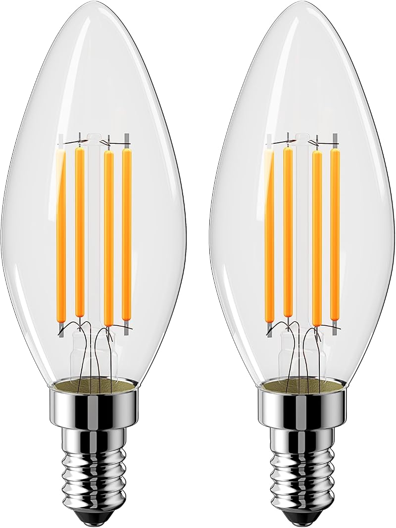 Vanke E14 LED Bulb 2700K 4W 600 Lumen 40W Equivalent 2 Pack