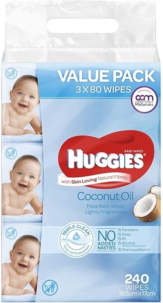 huggies coconut oil wipes