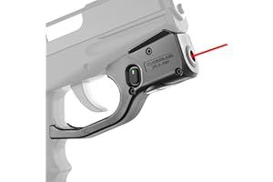 WARRIORLAND Red Laser Sight Fits SCCY CPX1/CPX2 9mm Gen1-2/CPX3/DVG, Not Fits Gen3 with Rail, Ultra Compact SCCY Red Sight, Trigger Laser Light with Ambidextrous Switch & Power Indicator, WLS-107